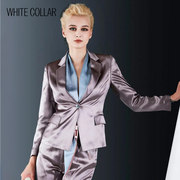 白领女士职业外套，修身西服领拱针一粒扣长袖西服上衣cusuan20-601