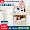 宝宝餐椅可折叠靠背矮款儿童，户外野餐椅拍照椅，便携婴儿学坐小椅子