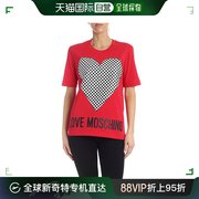 香港直邮Moschino莫斯奇诺女士T恤心形图案W4F152C-3876-O88