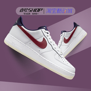 Nike耐克 Air Force 1 AF1白红白蓝 空军一号低帮板鞋FV8105-161