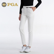 美国PGA 高尔夫裤子女士长裤弹力面料春季修身显瘦时尚运动服装