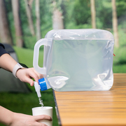 户外折叠水袋大容量露营野炊带龙头便携水袋储水蓄水箱塑料水桶袋