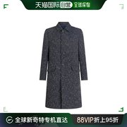 香港直邮Etro 艾特罗 男士单排扣羊毛大衣