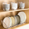 厨房碗碟置物架橱柜内置餐具，碗盘架子台面，碗筷收纳盒小型沥水碗架