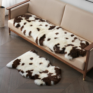 澳维拉整张羊皮垫子条纹毛，沙发垫飘窗垫毯澳洲羊毛，沙发垫真皮坐垫