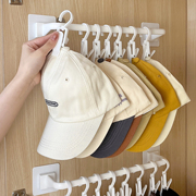 塑料袜子帽子夹多功能夹子门后挂钩宿舍衣柜收纳旋转小帽夹手套夹