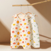 婴儿睡袋夹棉保暖宝宝春夏季薄款睡衣新生儿童多功能防踢被神器