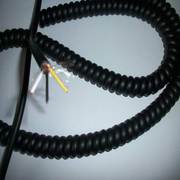 4芯弹簧线屏蔽四芯弹簧，伸缩线0.3平方四芯螺旋，伸缩电线电缆