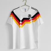 1990德国国家队主场球衣18号克林斯曼短袖足球服10号马特乌斯队服