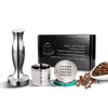 雀巢Nespresso无限次使用填充式食品级不锈钢304咖啡胶囊勺刷套装