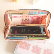 钱包女长款拉链大容量大钞位手机，收纳包学生(包学生)可s爱儿童卡包手拿包