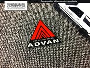 ADVAN电动用品改装摩托车贴纸个性贴花油箱头盔防刮防水反光贴纸