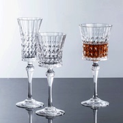 古典高脚红酒杯倒挂红酒杯水晶玻璃香槟杯刻度葡萄酒杯法式红酒杯