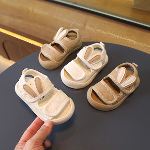 一件代发2024婴儿凉鞋女宝宝鞋子夏季软底幼儿学步鞋0一1岁男童鞋