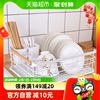 厨房置物架水槽晾碗碟洗碗池收纳架台面沥水碗架放餐具筷子碗架