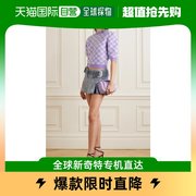 香港直邮alessandrarichalessandrarich淡紫色，针织短袖毛衣fa