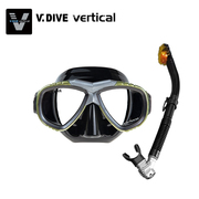 威带夫Vdive浮潜三宝装备潜水镜全干式呼吸管套装大视野泳镜