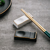 中式陶瓷筷子托枕家用长方，筷架两用筷子，架轻奢勺子托搁筷子托创意