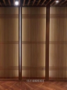 中式屏风原木隔断仿古门窗，推拉门可折叠镂空玄关花格榫卯结构定制