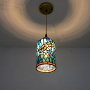 欧琈蒂凡尼法式复古玻璃餐厅灯美欧式酒吧卧室床头走廊楼梯线吊灯