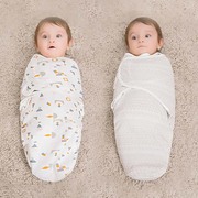 新生儿抱被休闲安抚包巾纯棉防惊跳襁褓夏款睡袋婴儿用品