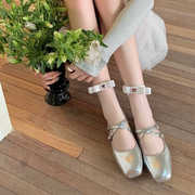 蝴蝶结个性袜子女中筒女袜夏季薄款透明玻璃丝袜透明玛丽珍公主袜