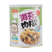 金安记肉松辅食零食寿司罐装，海苔菠菜胡萝卜核桃猪肉松113g