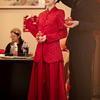 苏爱心动红色旗袍敬酒服女新中式，套装长袖新娘订婚礼服裙小个子