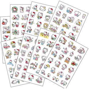 187枚透明PVC贴纸手账文具Sanrio三丽鸥Hello Kitty凯蒂猫贴