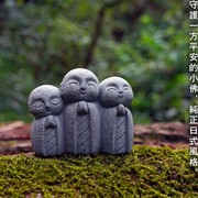 可爱日式小和尚京都地藏造型，鱼缸水族盆景，搭配摆件家居香薰装饰