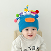 儿童可爱搞怪毛线帽秋冬季男女宝宝针织帽时尚，潮流冬季保暖套头帽