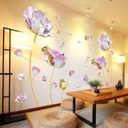 竹子贴画壁纸自粘中国风3D立体壁贴纸客厅卧室房间电视背景墙装饰