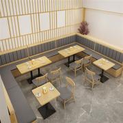 定制港式咖啡茶餐厅卡座沙发，桌椅饭店靠墙板卡式，卡座订做餐饮家具