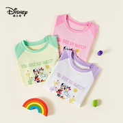 Disney/迪士尼多巴胺T恤儿童纯棉长袖T恤WXE3ZT322