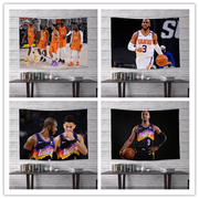 NBA篮球太阳队克里斯保罗CP3挂布卧室宿舍床头装饰挂毯球馆背景布