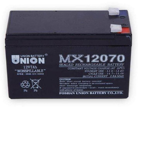 UNINO友联蓄电池12V7AH免维护MX12070 太阳能电瓶UPS备用电源
