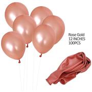 5寸10寸18寸玫瑰金气球结婚生日派对婚庆乳胶珠光气球定制