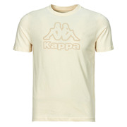 Kappa/背靠背男装简约运动休闲透气圆领短袖T恤米色2024夏季