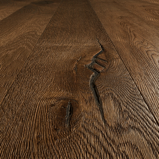 格调匠心三层实木复合地板橡木地板家用地暖锁扣中古侘寂风超大板