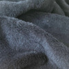 藏蓝色单面羊绒布料苏丽羊驼绒质感大衣厚外套磨毛羊绒面料