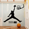 nba海报贴纸卧室宿舍房间篮球明星贴画 球星乔丹墙壁装饰励志墙贴