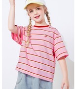 童装儿童t恤女童短袖，夏装大童条纹，打底衫纯棉体恤潮