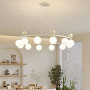 客厅吊灯法式奶油风灯具，现代简约客厅灯，北欧餐厅灯卧室极简大吊灯