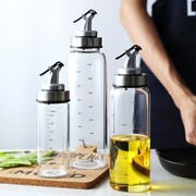 家庭厨房耐热醋瓶酱油瓶调味瓶套装，家用防漏玻璃油壶定量大小号瓶