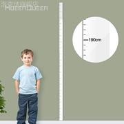 儿童房身高贴简约亚克力立体测量身高尺现代宝宝，量身高墙贴可移除