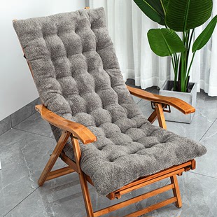 躺椅坐垫子摇椅靠垫棉垫子四季通用秋冬加厚折叠椅子睡椅椅垫家用