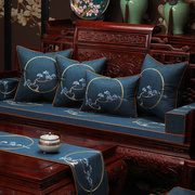 红木家具坐垫新中式沙发垫，实木椅子垫罗汉床，五件套加厚定制中国风