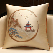 中式抱枕靠垫中国风沙发客厅靠枕床头靠背垫大号护腰靠枕腰枕定制