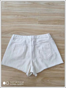 ON*家 370号 高腰牛仔短裤女 夏季白色超短裤 修身显瘦小个子腿长
