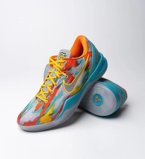Nike Kobe 8 ZK8科比8威尼斯蓝红 低帮男子实战篮球鞋FQ3548-001
